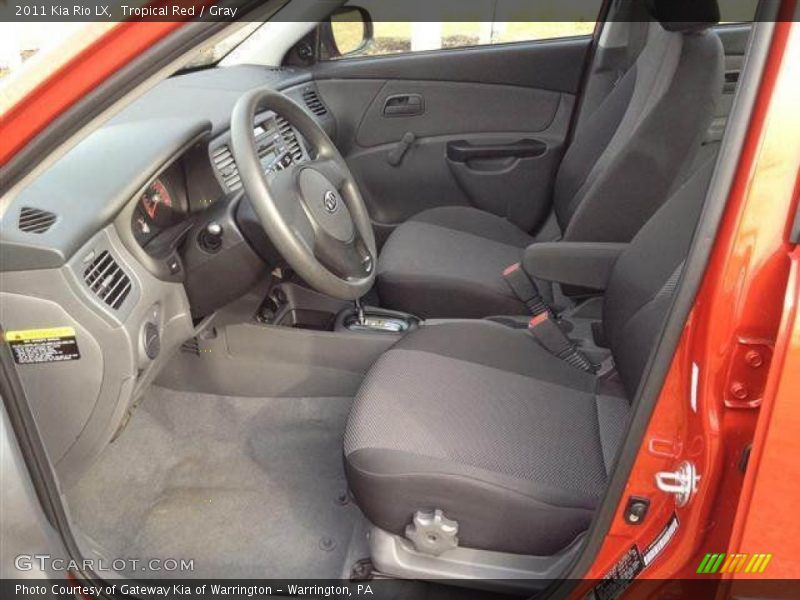 Tropical Red / Gray 2011 Kia Rio LX