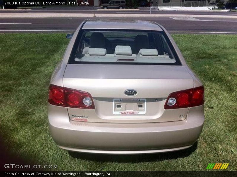 Light Almond Beige / Beige 2008 Kia Optima LX