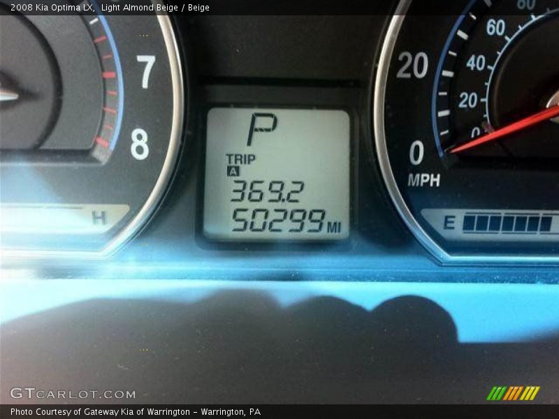 Light Almond Beige / Beige 2008 Kia Optima LX
