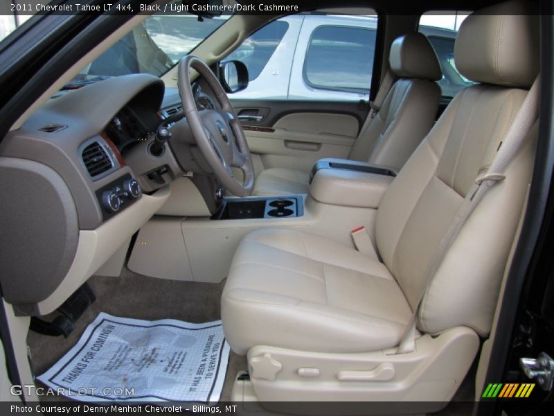 Black / Light Cashmere/Dark Cashmere 2011 Chevrolet Tahoe LT 4x4