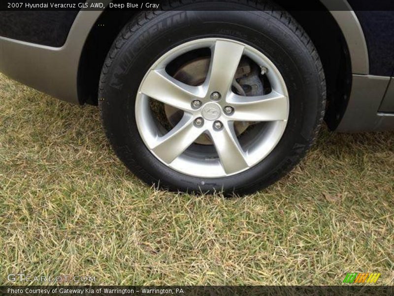 Deep Blue / Gray 2007 Hyundai Veracruz GLS AWD