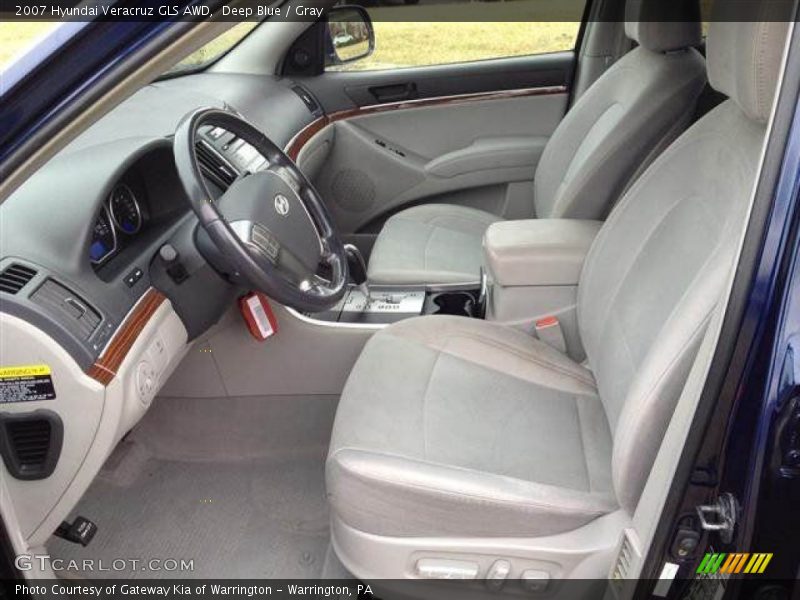 Deep Blue / Gray 2007 Hyundai Veracruz GLS AWD