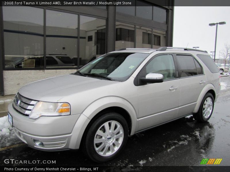 Silver Birch Metallic / Medium Light Stone 2008 Ford Taurus X Limited AWD