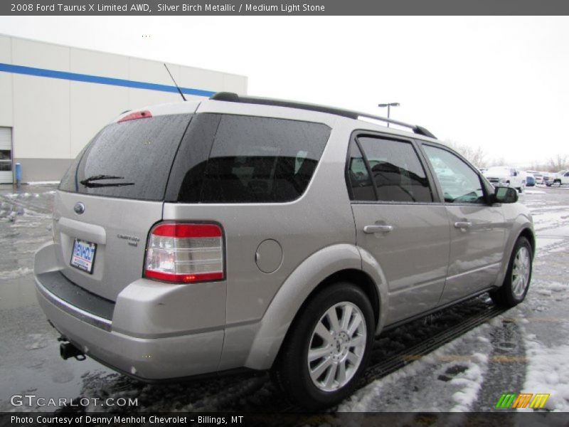 Silver Birch Metallic / Medium Light Stone 2008 Ford Taurus X Limited AWD