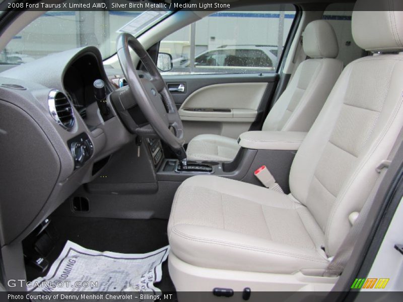Silver Birch Metallic / Medium Light Stone 2008 Ford Taurus X Limited AWD