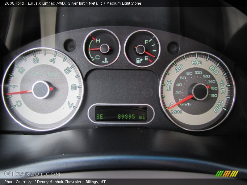 Silver Birch Metallic / Medium Light Stone 2008 Ford Taurus X Limited AWD