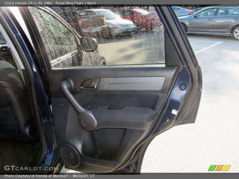 Royal Blue Pearl / Black 2009 Honda CR-V EX 4WD