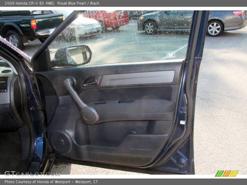 Royal Blue Pearl / Black 2009 Honda CR-V EX 4WD
