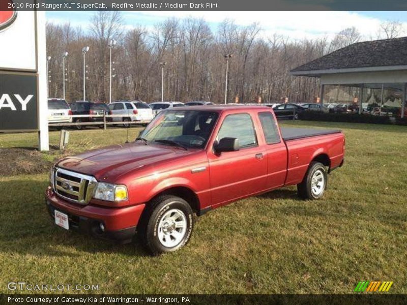Redfire Metallic / Medium Dark Flint 2010 Ford Ranger XLT SuperCab