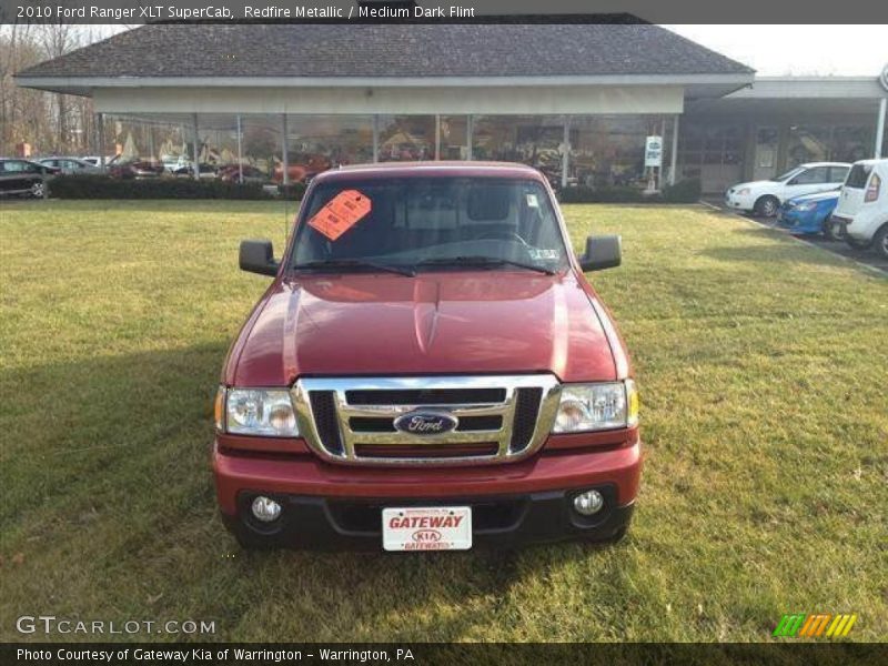 Redfire Metallic / Medium Dark Flint 2010 Ford Ranger XLT SuperCab