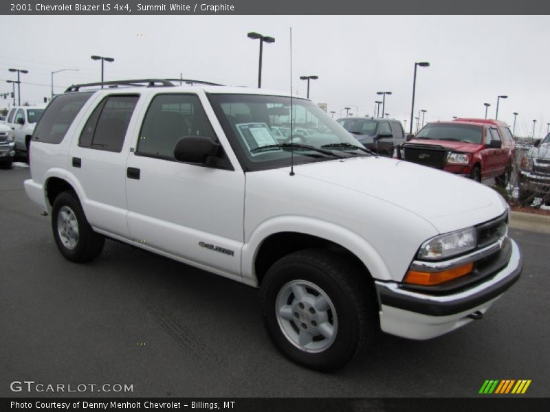 Summit White / Graphite 2001 Chevrolet Blazer LS 4x4