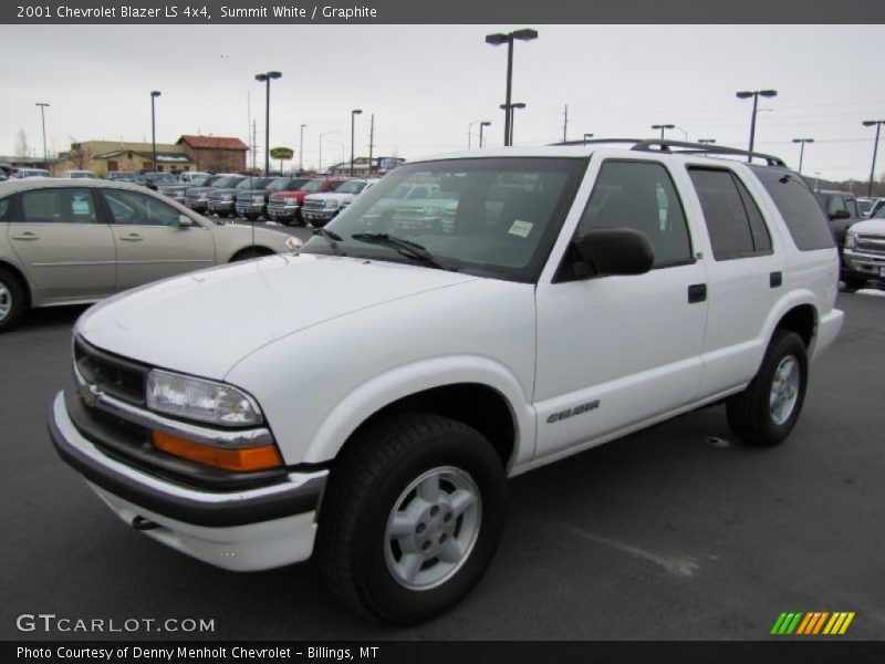 Summit White / Graphite 2001 Chevrolet Blazer LS 4x4