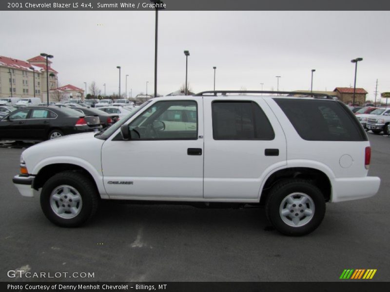 Summit White / Graphite 2001 Chevrolet Blazer LS 4x4