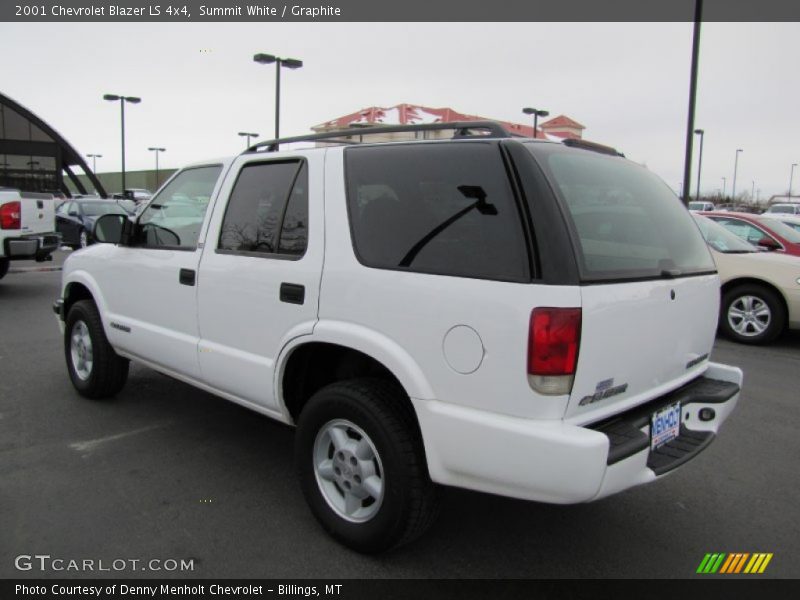 Summit White / Graphite 2001 Chevrolet Blazer LS 4x4