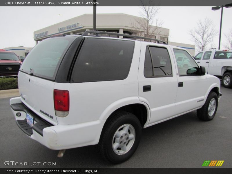 Summit White / Graphite 2001 Chevrolet Blazer LS 4x4