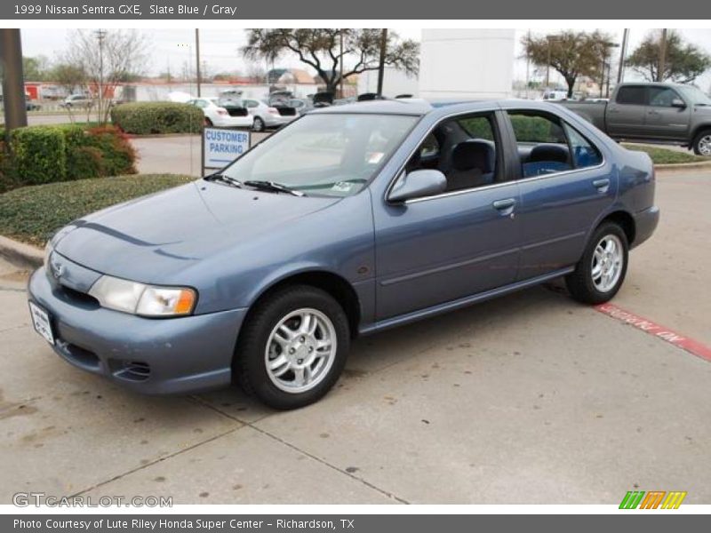 Slate Blue / Gray 1999 Nissan Sentra GXE