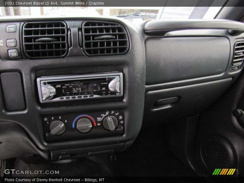 Summit White / Graphite 2001 Chevrolet Blazer LS 4x4