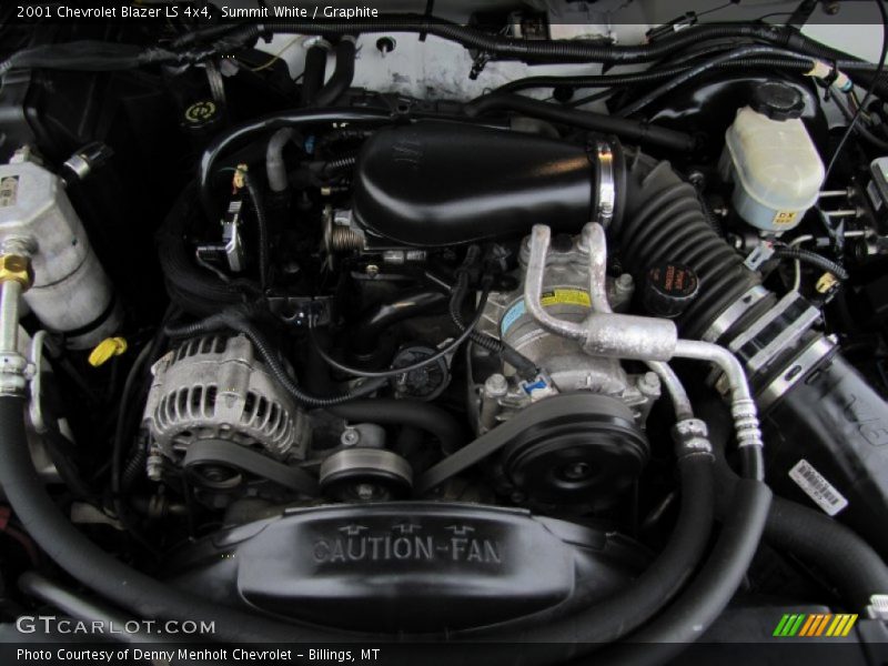 Summit White / Graphite 2001 Chevrolet Blazer LS 4x4