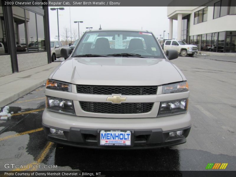 Silver Birch Metallic / Ebony 2009 Chevrolet Colorado Regular Cab