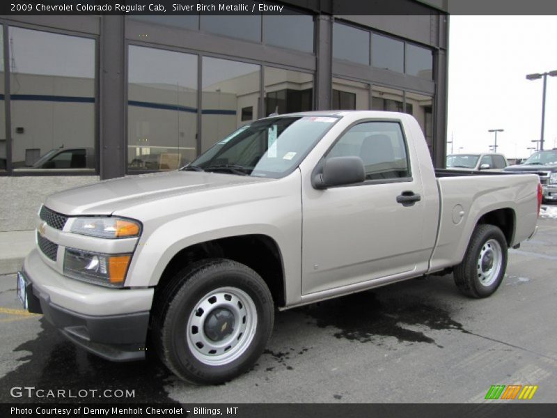 Silver Birch Metallic / Ebony 2009 Chevrolet Colorado Regular Cab