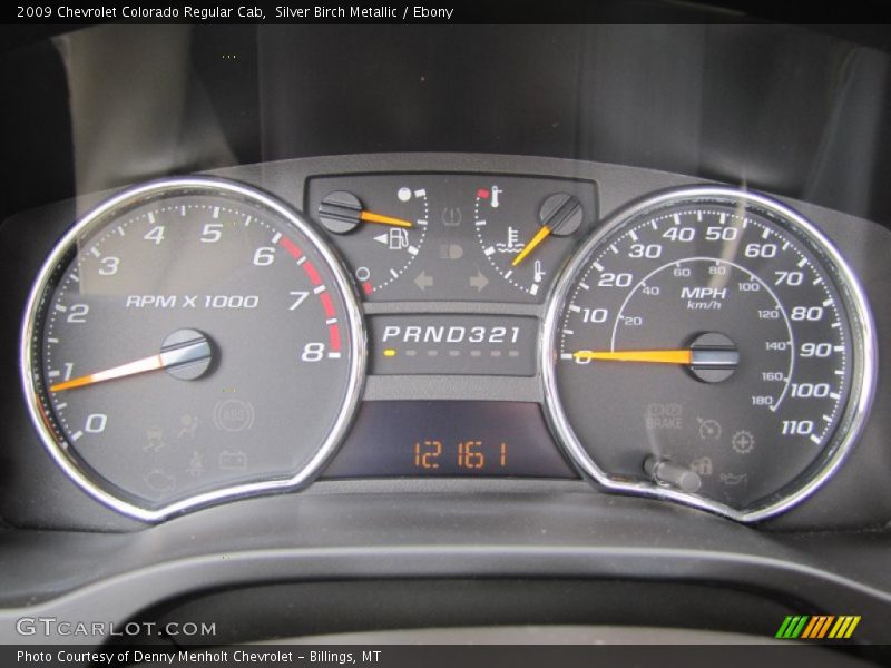 Silver Birch Metallic / Ebony 2009 Chevrolet Colorado Regular Cab
