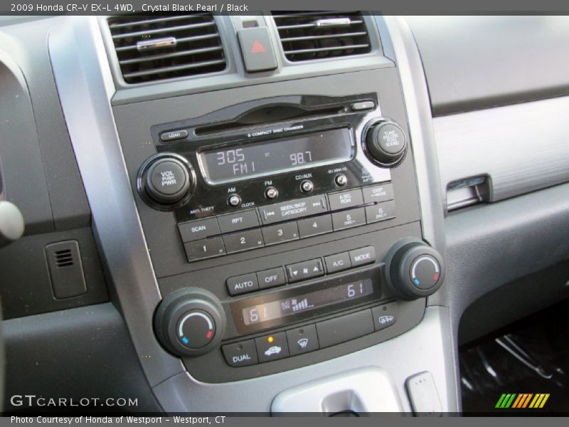 Controls of 2009 CR-V EX-L 4WD