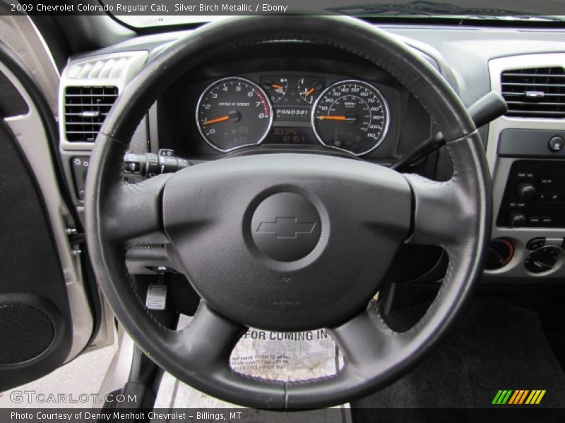 Silver Birch Metallic / Ebony 2009 Chevrolet Colorado Regular Cab
