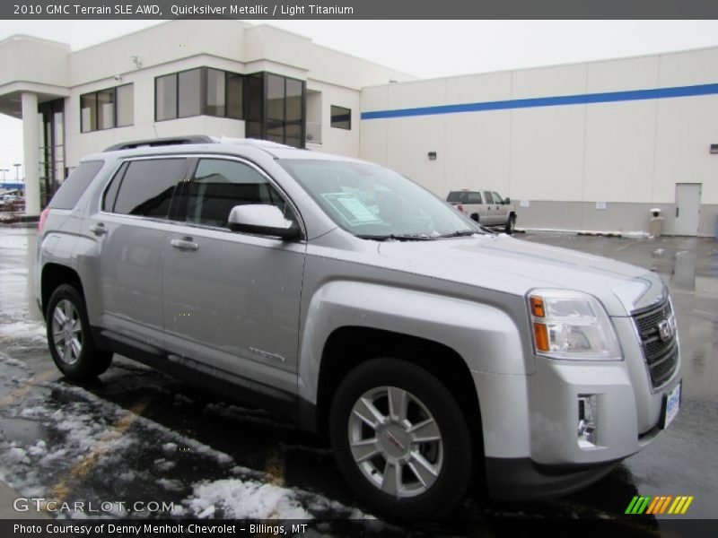 Quicksilver Metallic / Light Titanium 2010 GMC Terrain SLE AWD