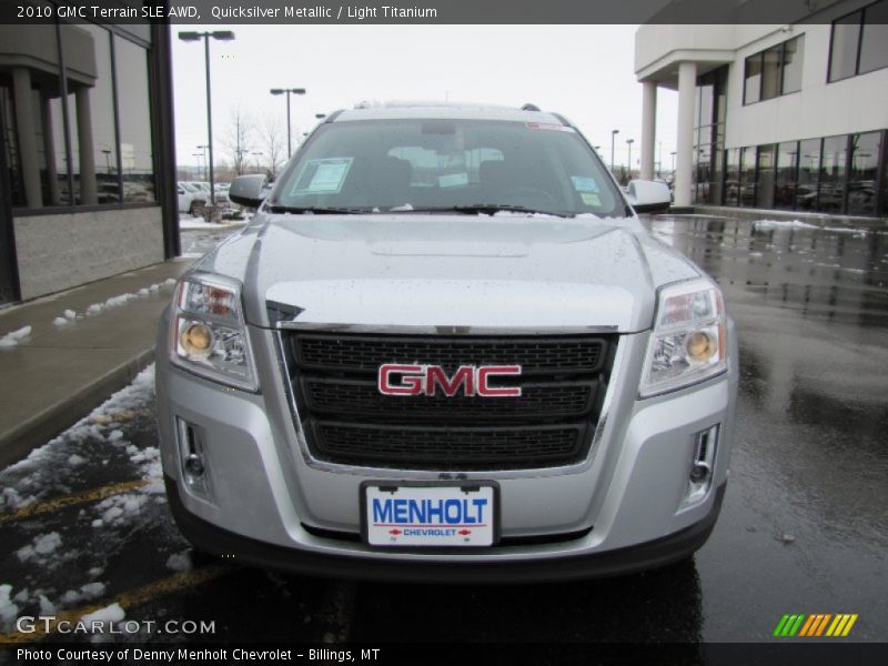 Quicksilver Metallic / Light Titanium 2010 GMC Terrain SLE AWD