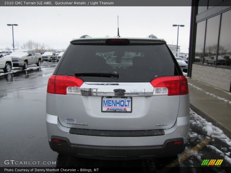 Quicksilver Metallic / Light Titanium 2010 GMC Terrain SLE AWD