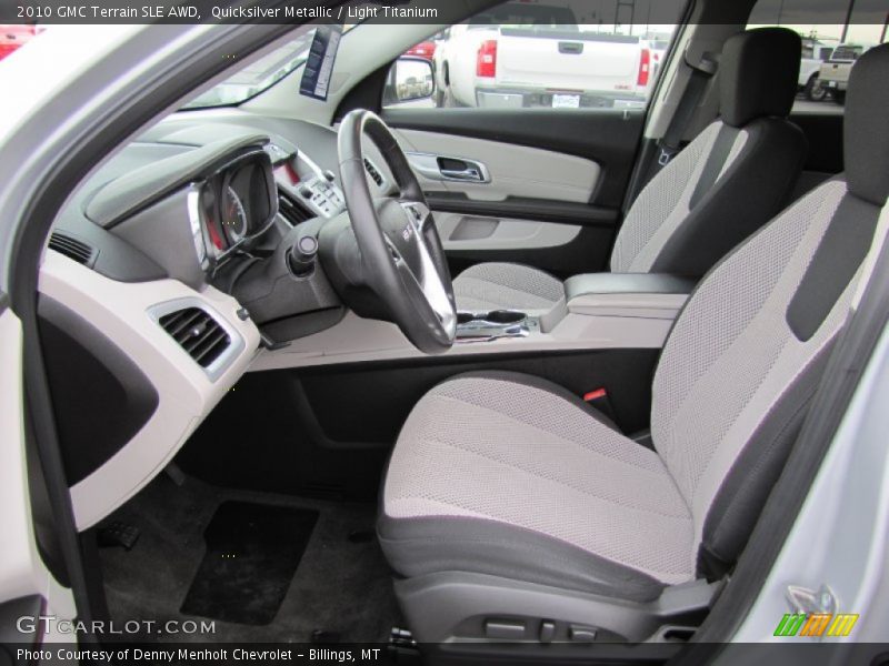 Quicksilver Metallic / Light Titanium 2010 GMC Terrain SLE AWD