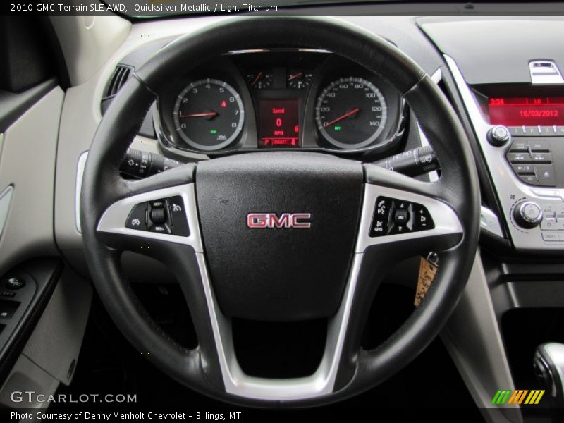 Quicksilver Metallic / Light Titanium 2010 GMC Terrain SLE AWD