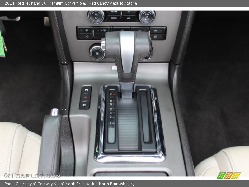  2011 Mustang V6 Premium Convertible 6 Speed Automatic Shifter