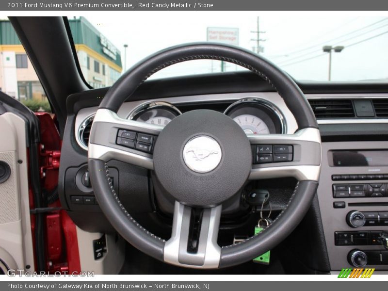  2011 Mustang V6 Premium Convertible Steering Wheel