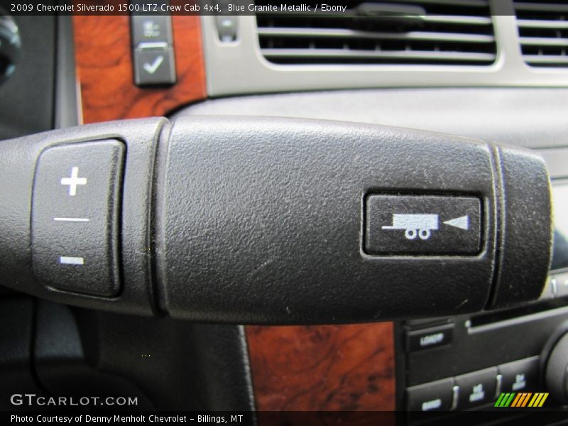 Blue Granite Metallic / Ebony 2009 Chevrolet Silverado 1500 LTZ Crew Cab 4x4