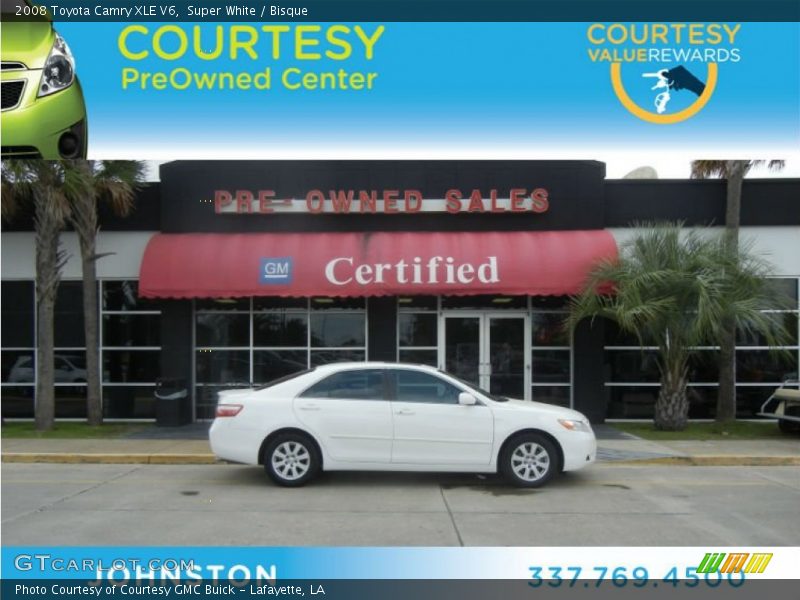 Super White / Bisque 2008 Toyota Camry XLE V6