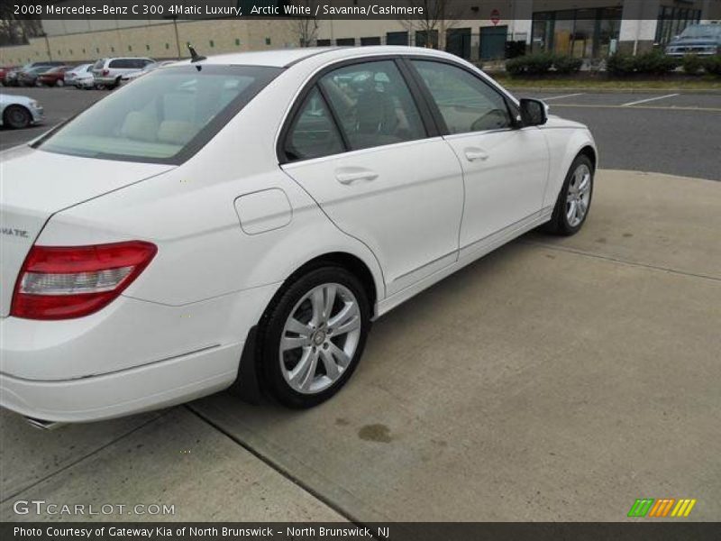 Arctic White / Savanna/Cashmere 2008 Mercedes-Benz C 300 4Matic Luxury