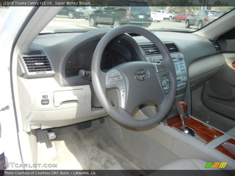 Super White / Bisque 2008 Toyota Camry XLE V6
