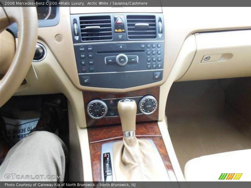 Arctic White / Savanna/Cashmere 2008 Mercedes-Benz C 300 4Matic Luxury