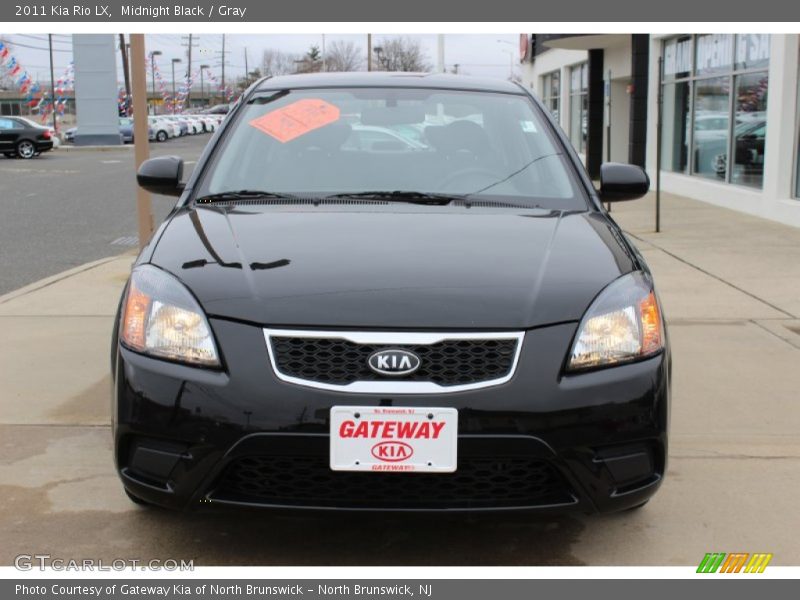 Midnight Black / Gray 2011 Kia Rio LX