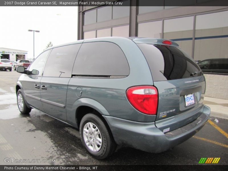 Magnesium Pearl / Medium Slate Gray 2007 Dodge Grand Caravan SE