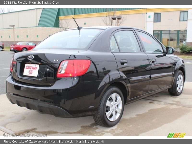 Midnight Black / Gray 2011 Kia Rio LX