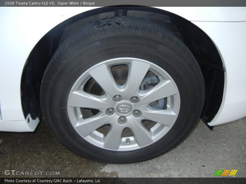 Super White / Bisque 2008 Toyota Camry XLE V6