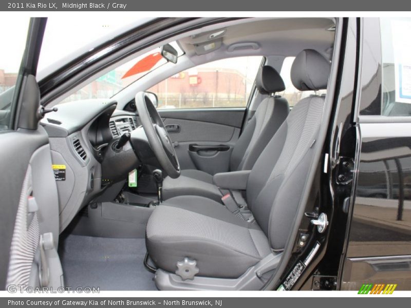 Midnight Black / Gray 2011 Kia Rio LX