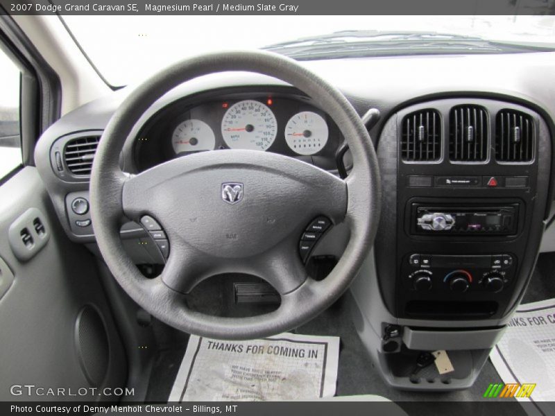 Dashboard of 2007 Grand Caravan SE