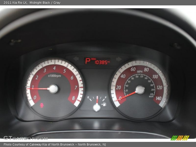 Midnight Black / Gray 2011 Kia Rio LX