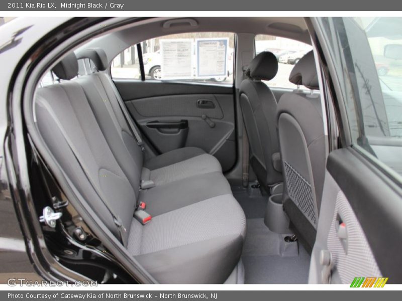 Midnight Black / Gray 2011 Kia Rio LX