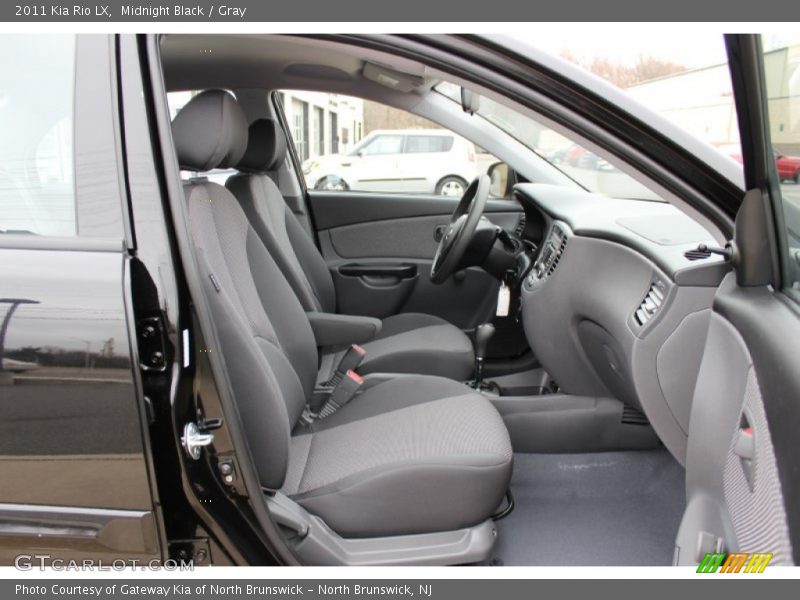 Midnight Black / Gray 2011 Kia Rio LX