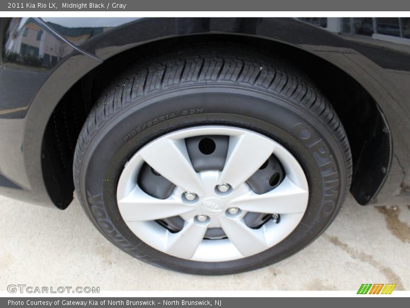 Midnight Black / Gray 2011 Kia Rio LX