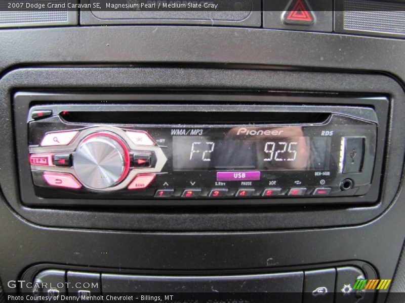 Magnesium Pearl / Medium Slate Gray 2007 Dodge Grand Caravan SE